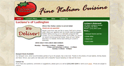 Desktop Screenshot of lucianosristoranti.com